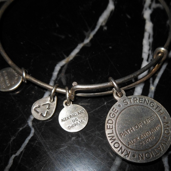 Alex And Ani Knowledge Strength Motivation Charm S - Picture 4 of 4